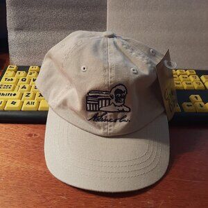 NEW ! Vintage A. Lincoln Baseball Cap Embroiled Cream